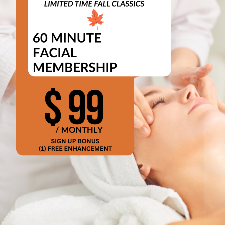 60 Minute Facial Membership - Fall Classic