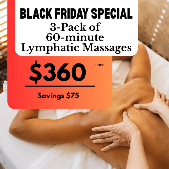 Body Balance Hoboken Black Friday 3 PACK Deal | 60 Minute Lymphatic Massages