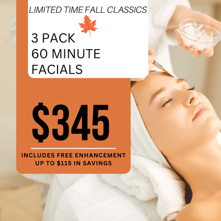 Fall Classic 3 Pack | 60 Minute Facials