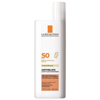 La Roche Posay Anthelios Tinted Ultra-Light Fluid Mineral Face Sunscreen SPF 50 1.7 fl oz - Imperfect Box