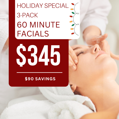 Holiday 3 PACK | 60 Minute Facials