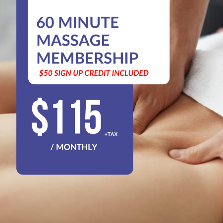 60 Minute Massage Membership