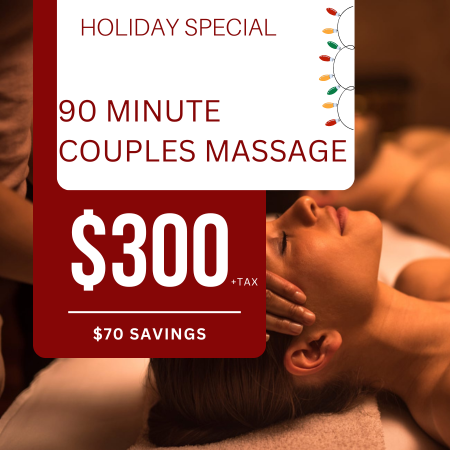 Holiday Couples 90 Min Massage In Hoboken