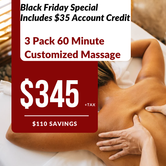 Black Friday 3 PACK | 60 Minute Massages