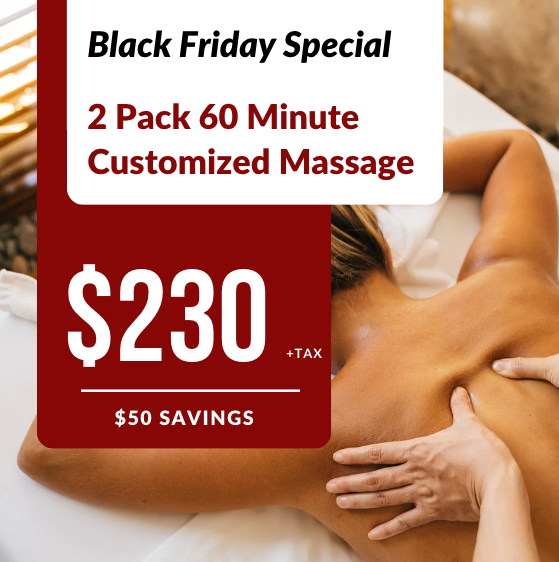 Black Friday Member Pricing Sale | 2 Pack - 60 Minute Massages