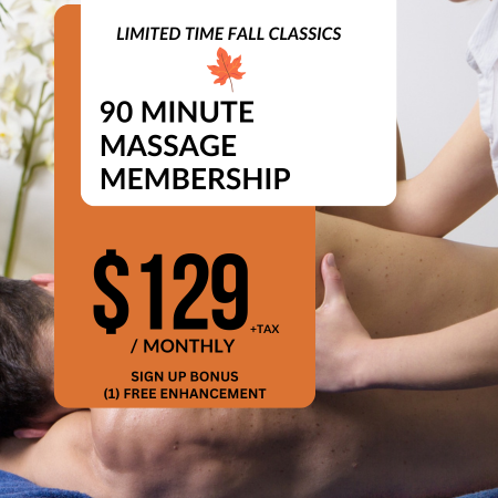 90 Minute Massage Membership - Fall Classic