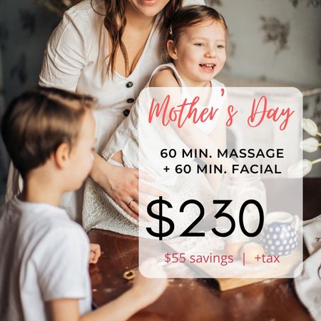 60 Minute Massage + 60 Minute Facial