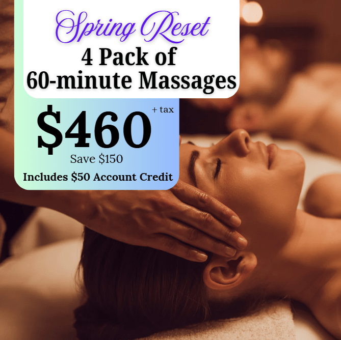 Spring Reset Special 4 PACK | 60 Minute Massages
