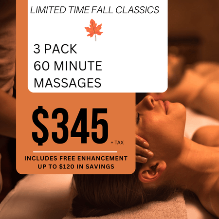 Fall Classic 3 Pack | 60 Minute Massages