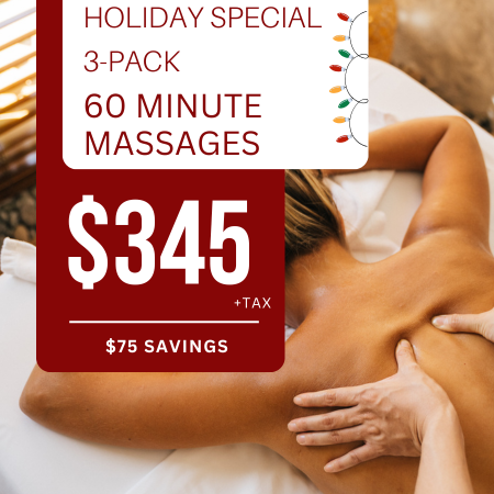 Holiday 3 PACK | 60 Minute Massages