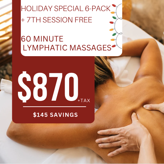 Holiday 6 PACK | 60 Minute Lymphatic Massages