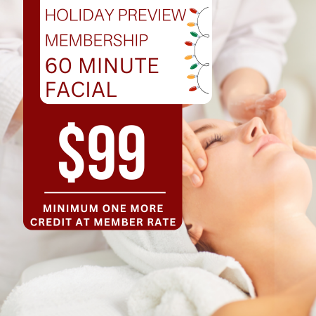 Holiday Preview 60 Minute Facial Membership