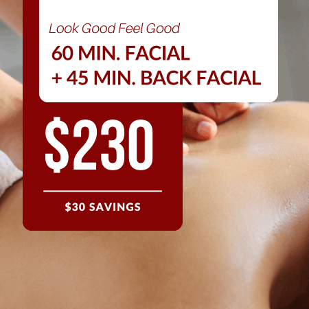 60 Minute Facial + 45 Minute Back Facial